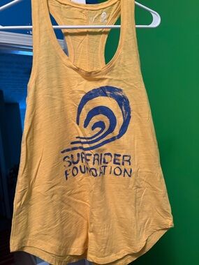 GAP Yellow Racerback Tank Top